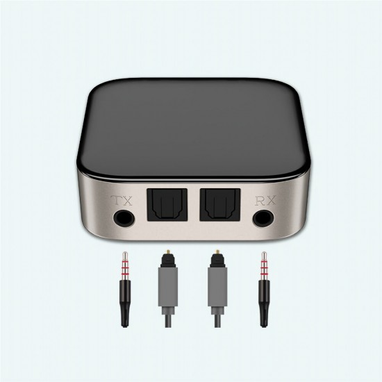 Wireless bluetooth Receiver Transmitter bluetooth5.0 Fiber Optic Adapter Optical 3.5mm AUX Audio Stereo Adapter Wireless bluetooth Receiver Transmitter bluetooth5.0 Fiber Optic Adapter Optical 3.5mm AUX Audio Stereo Adapter