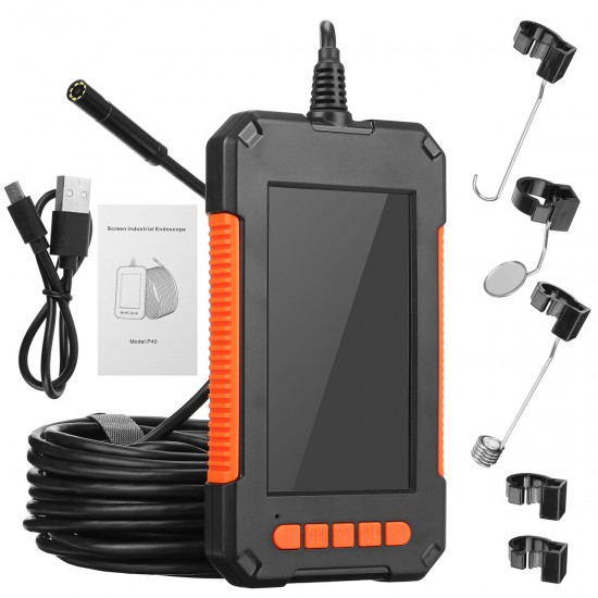4.3Inch Color Screen HD 1080P Digital Borescope Portable All-in-one Handheld Industrial Borescope Hard-wired 2M/5M/10M