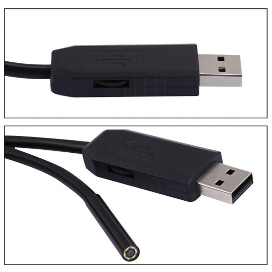 7M Pipe Inspection Camera HD USB Sewer Drain Borescope Video Waterproof IP67 7M Pipe Inspection Camera HD USB Sewer Drain Borescope Video Waterproof IP67