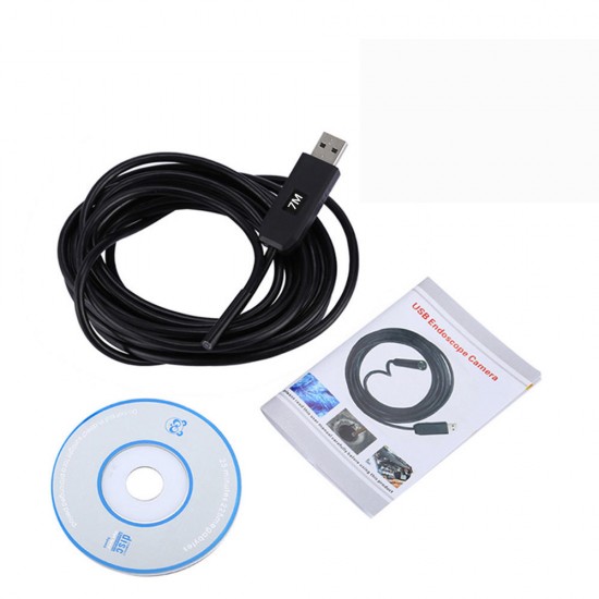 7M Pipe Inspection Camera HD USB Sewer Drain Borescope Video Waterproof IP67 7M Pipe Inspection Camera HD USB Sewer Drain Borescope Video Waterproof IP67