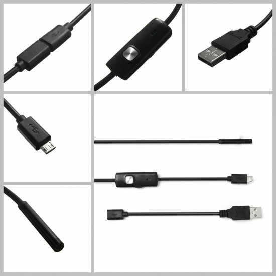 7mm 1.5m 6LED Lens USB Camera Borescope for Android Phone Laptop 7mm 1.5m 6LED Lens USB Camera Borescope for Android Phone Laptop