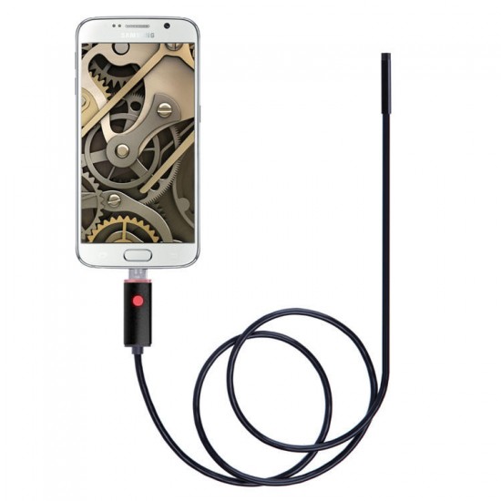 A99 6LED 5.5mm Lens Android & PC Waterproof Inspection Borescope Tube Wired Camera