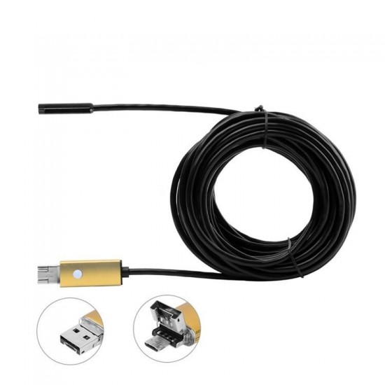 A99 6LED 5.5mm Lens Android & PC Waterproof Inspection Borescope Tube Wired Camera A99 6LED 5.5mm Lens Android & PC Waterproof Inspection Borescope Tube Wired Camera