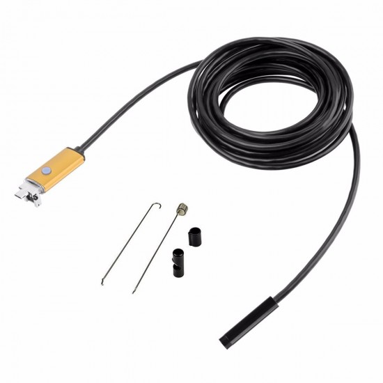 A99 6LED 5.5mm Lens Android & PC Waterproof Inspection Borescope Tube Wired Camera