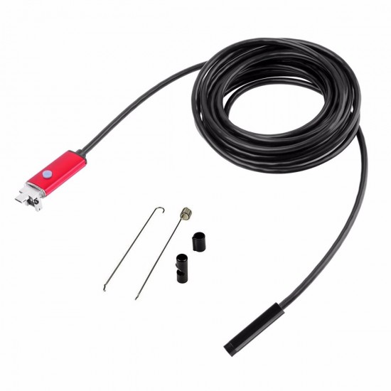 A99 6LED 5.5mm Lens Android & PC Waterproof Inspection Borescope Tube Wired Camera