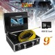 WP90A Pipe Pipeline Inspection Camera 20M Drain Sewer Industrial Borescope Video Plumbing System with 9 Inch LCD Monitor