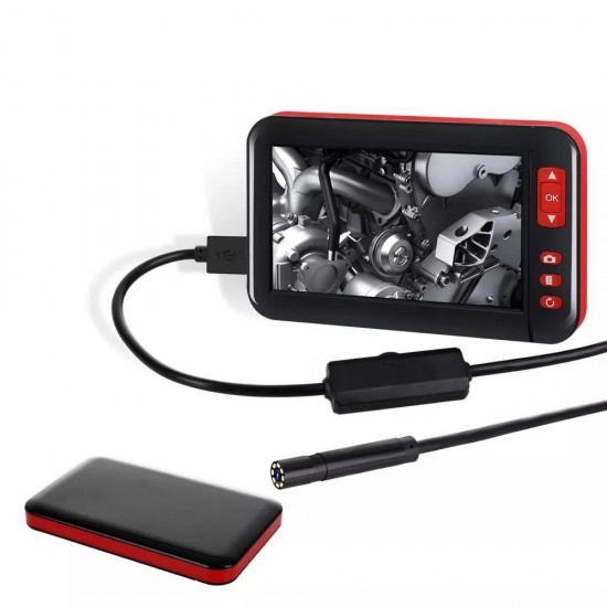 F200 4.3inch HD 1080P Digital Borescope 8MM Camera Diameter Built-in Rechargeable Lithium Battery With Adjustable Brightness 8LEDs 2m/5m/10m Soft Wire F200 4.3inch HD 1080P Digital Borescope 8MM Camera Diameter Built-in Rechargeable Lithium Battery With Adjustable Brightness 8LEDs 2m/5m/10m Soft Wire
