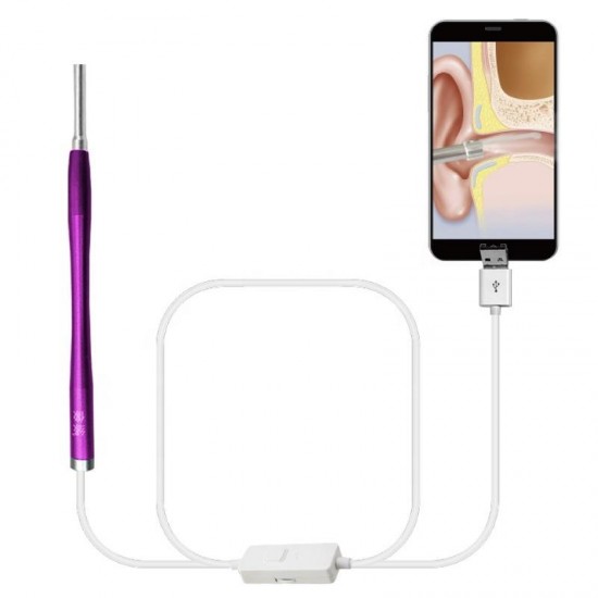 HD Mini Electronic Otoscope Ear Camera Visible Ear Scoop Borescope HD Mini Electronic Otoscope Ear Camera Visible Ear Scoop Borescope