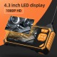 Inskam113-2 Dual-lens 5M Borescope HD 1080P Hard Wire 4.3-inch Large Screen + IP67 Waterproof for Car Sewer Air Conditioner Mechanical Maintenance Inskam113-2 Dual-lens 5M Borescope HD 1080P Hard Wire 4.3-inch Large Screen + IP67 Waterproof for Car Sewer Air Conditioner Mechanical Maintenance