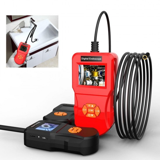 Inskam127 2.4 Inch IPS HD Screen 5.5mm Camera Diameter Digital Detection Borescope Video & Photos Function Industrial Household Handheld Waterproof Borescope with LEDs Inskam127 2.4 Inch IPS HD Screen 5.5mm Camera Diameter Digital Detection Borescope Video & Photos Function Industrial Household Handheld Waterproof Borescope with LEDs