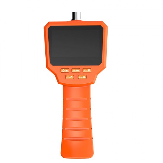 Inskam128 3 inch IPS Screen Digital Detection Borescope 5.5mm Lens 3/5/10M Hard Wire Orange