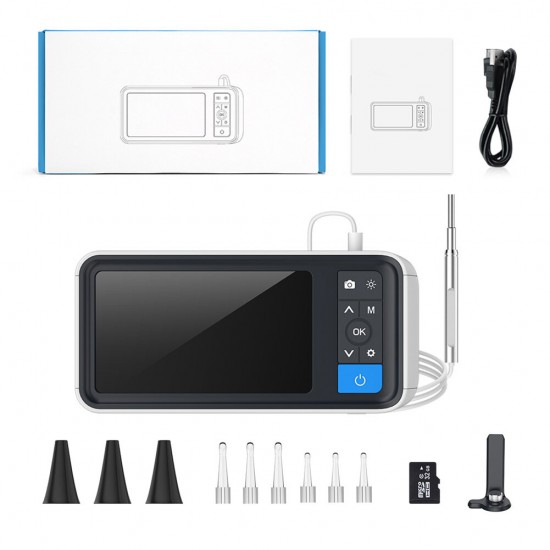 MS450 1080p HD 3.9MM Lens 4.5 Inch LCD Borescope Otoscope