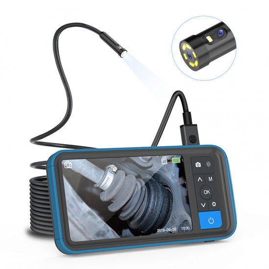 MS450 8mm Dual Lens 1080P Industrial Borescope 4.5 Inch Screen Waterproof Snake Camera with 6 LED For Pipeline Drain Sewer Inspection Cam MS450 8mm Dual Lens 1080P Industrial Borescope 4.5 Inch Screen Waterproof Snake Camera with 6 LED For Pipeline Drain Sewer Inspection Cam