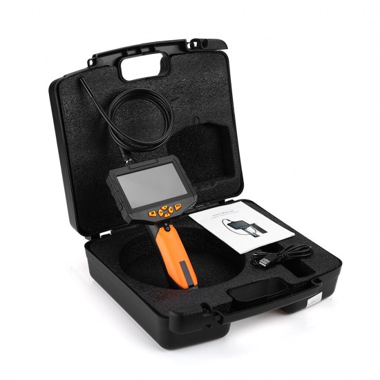 NTS300 8mm 3m Borescope Dual Camera Lens Flexible IP67 Waterproof Inspection Borescope Cameras 6LEDs Oil-proof Snake Cam NTS300 8mm 3m Borescope Dual Camera Lens Flexible IP67 Waterproof Inspection Borescope Cameras 6LEDs Oil-proof Snake Cam