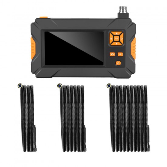 P30 4.3inch High-definition 1080P Display Screen Hosepipe Borescope IP67 Waterproof 1M/3M/5M Orange Hand-held Industrial Borescope P30 4.3inch High-definition 1080P Display Screen Hosepipe Borescope IP67 Waterproof 1M/3M/5M Orange Hand-held Industrial Borescope