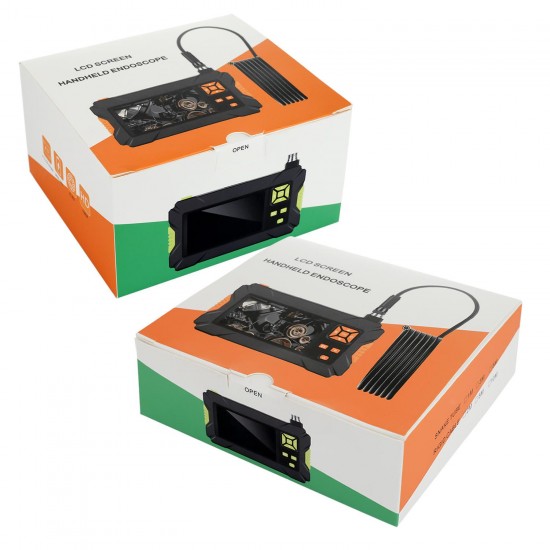P30 4.3inch High-definition 1080P Display Screen Hosepipe Borescope IP67 Waterproof 1M/3M/5M Orange Hand-held Industrial Borescope P30 4.3inch High-definition 1080P Display Screen Hosepipe Borescope IP67 Waterproof 1M/3M/5M Orange Hand-held Industrial Borescope
