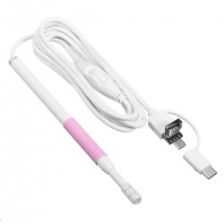 USB Otoscope Borescope Digital Inspection Camera 3-in-1 5.5mm 6LED Borescope
