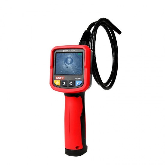 UT665 Industrial Snake Borescope Professional Handheld 2.4 Inch Borescope IP67 Waterproof Vedio Inspection Camera