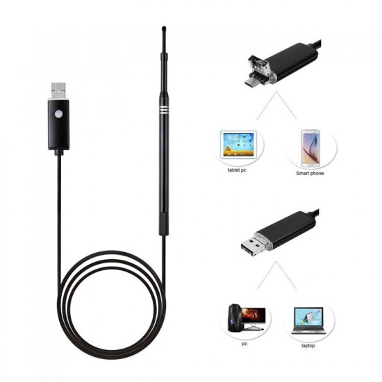 Wireless Borescope USB Camera 5.5MM Lens Visual Borescope Inspection for Android IOS PC Wireless Borescope USB Camera 5.5MM Lens Visual Borescope Inspection for Android IOS PC
