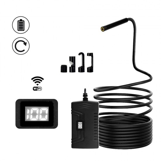 Y14 Wifi Borescope 8mm lens Diameter Resolution: 1920*1080 Hard Wire 3.5/5/10M Optional Y14 Wifi Borescope 8mm lens Diameter Resolution: 1920*1080 Hard Wire 3.5/5/10M Optional
