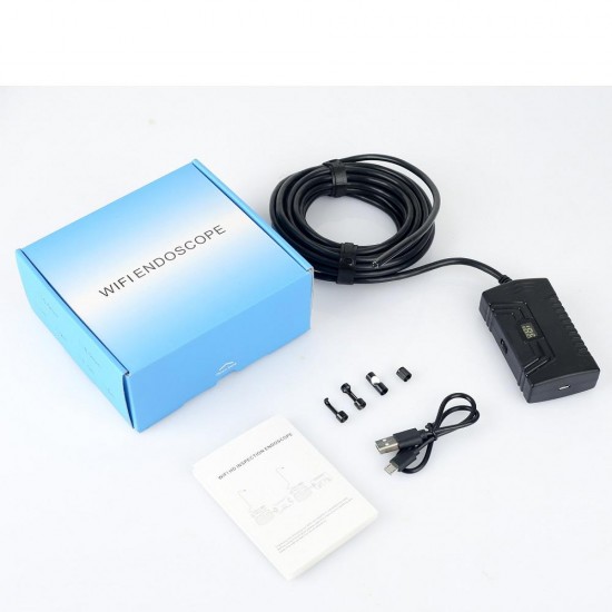 Y14 Wifi Borescope 8mm lens Diameter Resolution: 1920*1080 Hard Wire 3.5/5/10M Optional Y14 Wifi Borescope 8mm lens Diameter Resolution: 1920*1080 Hard Wire 3.5/5/10M Optional