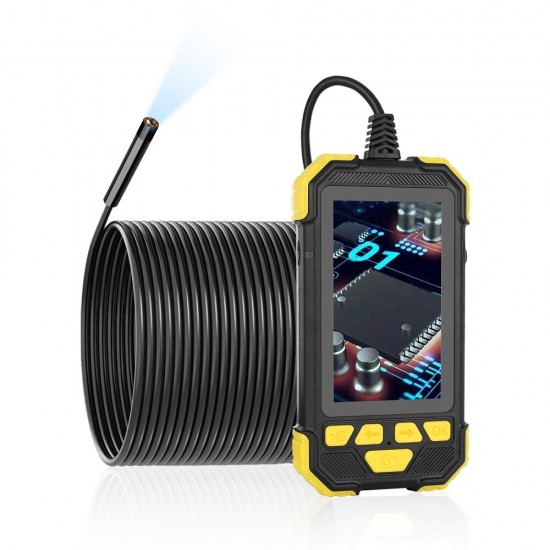 Y19 3.9mm Lens Diameter 4.3inch HD 1080P Digital Hand-held Screen Hard Wire Borescope with Adjustable Brightness 6LEDs Y19 3.9mm Lens Diameter 4.3inch HD 1080P Digital Hand-held Screen Hard Wire Borescope with Adjustable Brightness 6LEDs