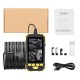 Y19 8mm Lens Diameter 4.3inch HD 1080P Digital Hand-held Screen Hard Wire Borescope with Adjustable Brightness 6LEDs