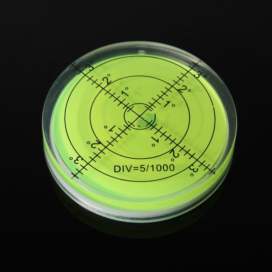 60mm Large Spirit Bubble Level Degree Mark Surface Circular Measuring Bulls Eyes 60mm Large Spirit Bubble Level Degree Mark Surface Circular Measuring Bulls Eyes