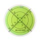 60mm Large Spirit Bubble Level Degree Mark Surface Circular Measuring Bulls Eyes