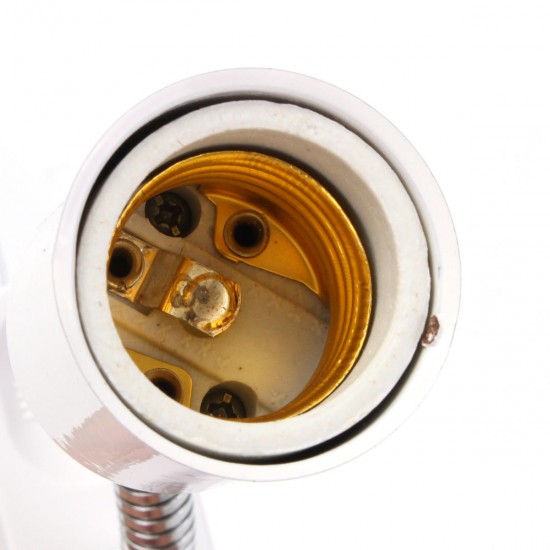 10CM E27 Flexible Pet LED Light Lamp Bulb Adapter Holder Socket with Clip On Off Switch EU US Plug