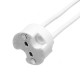 10PCS MR16 G4 Ceramic Lamp Holder Socket Connector LED CFL Halogen Adapter with Wire