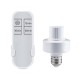 110V/220V Wireless Remote Control E27 Lamp Holder Bulb Adapter With Timer Function