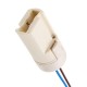 15CM G9 Base 3A Ceramic LED Lamp Holder Socket Wire with Plastic Back Cover AC250V