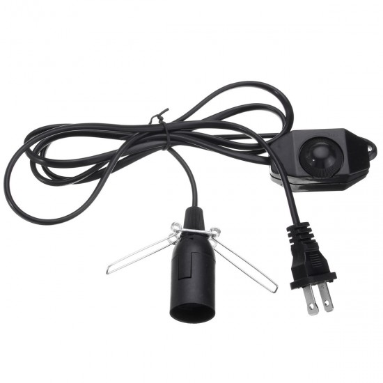 1.8M E12 Lampholder Bulb Adapter US Plug with Dimmer Cable Cord Switch for Himalayan Salt Lamp 1.8M E12 Lampholder Bulb Adapter US Plug with Dimmer Cable Cord Switch for Himalayan Salt Lamp