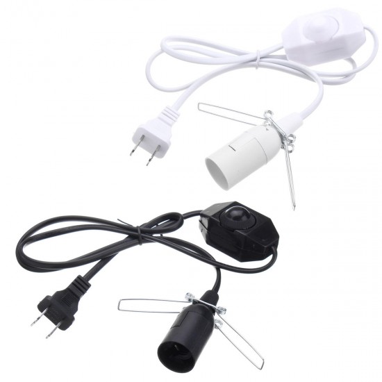 1M E12 Socket Bulb Adapter US Plug with Dimmer Cable Cord Switch for Himalayan Salt Lamp Electric 1M E12 Socket Bulb Adapter US Plug with Dimmer Cable Cord Switch for Himalayan Salt Lamp Electric
