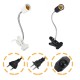 20CM E27 Flexible Bulb Adapter Lampholder Socket with Clip Dimming Switch EU US Plug for Pet Light 20CM E27 Flexible Bulb Adapter Lampholder Socket with Clip Dimming Switch EU US Plug for Pet Light