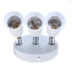 3 in 1 Adjustable 4A E27 E26 Bulb Adapter Base Socket Ceiling Light Lampholder AC100-240V 3 in 1 Adjustable 4A E27 E26 Bulb Adapter Base Socket Ceiling Light Lampholder AC100-240V