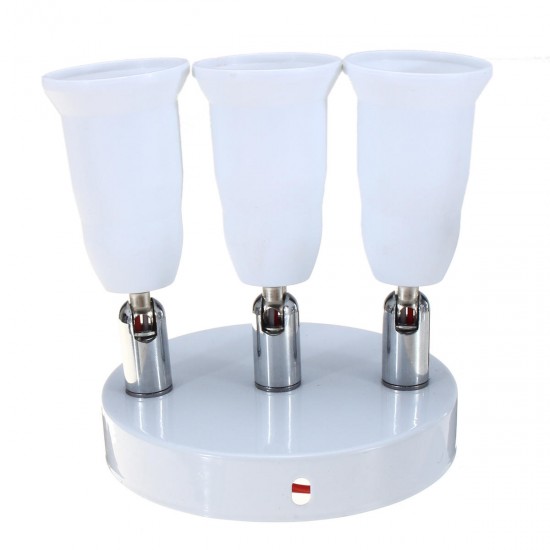3 in 1 Adjustable 4A E27 E26 Bulb Adapter Base Socket Ceiling Light Lampholder AC100-240V 3 in 1 Adjustable 4A E27 E26 Bulb Adapter Base Socket Ceiling Light Lampholder AC100-240V