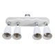 360 Degree Adjustable E27 to 4 E27 Light Bulb Socket Adapter Splitter AC110-230V