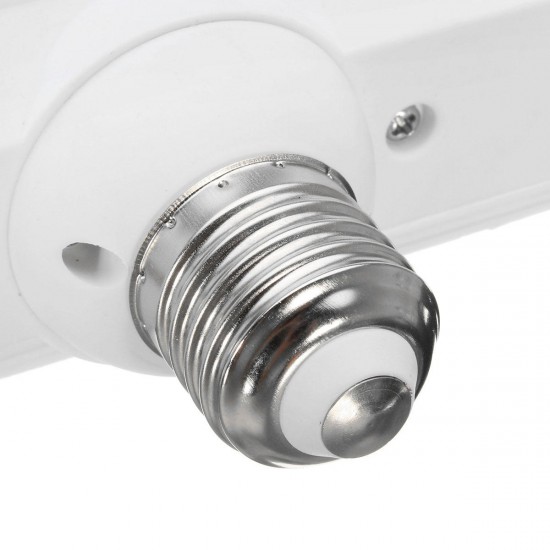 360 Degree Adjustable E27 to 4 E27 Light Bulb Socket Adapter Splitter AC110-230V