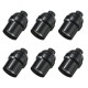 6PCS AC110-250V 4A E26 E27 Black Bulb Adapter Indoor Light Socket Lamp Holder 6PCS AC110-250V 4A E26 E27 Black Bulb Adapter Indoor Light Socket Lamp Holder