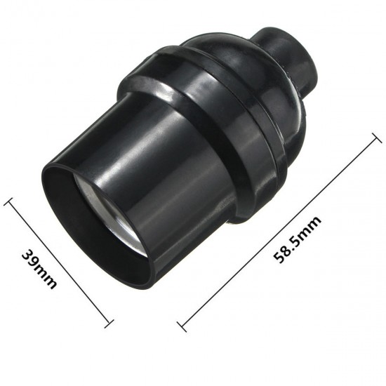 6PCS AC110-250V 4A E26 E27 Black Bulb Adapter Indoor Light Socket Lamp Holder 6PCS AC110-250V 4A E26 E27 Black Bulb Adapter Indoor Light Socket Lamp Holder