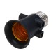 AC100-240V 4A PBT Fireproof E27 Bulb Adapter Lamp Holder Base Socket with EU Plug