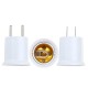 AC100-240V 4A PBT Fireproof EU US Plug to E27 Bulb Adapter Converter Lamp Holder AC100-240V 4A PBT Fireproof EU US Plug to E27 Bulb Adapter Converter Lamp Holder