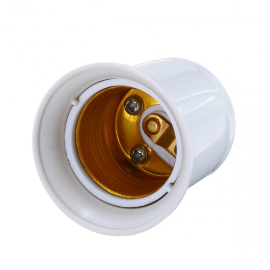 AC100-240V 4A PBT Fireproof EU US Plug to E27 Bulb Adapter Converter Lamp Holder AC100-240V 4A PBT Fireproof EU US Plug to E27 Bulb Adapter Converter Lamp Holder
