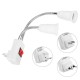AC100-250V 4A Double Heads E27 Lampholder Bulb Adapter with Botton Switch EU US UK Plug AC100-250V 4A Double Heads E27 Lampholder Bulb Adapter with Botton Switch EU US UK Plug