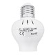 AC100V-240V 60W E27 Microwave Radar Sensor Light Control LED Lamp Base Holder Bulb Adapter