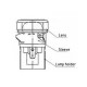 AC110-220V E14 1501 Lamp Holder Bulb Adapter High Temperature 300 Degrees for T22 15W Oven Light