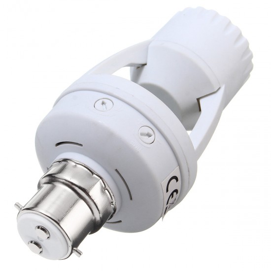 AC110-240V B22 to E27 LED PIR Infrared Motion Sensor Screw Base Bulb Holder Switch Socket AC110-240V B22 to E27 LED PIR Infrared Motion Sensor Screw Base Bulb Holder Switch Socket
