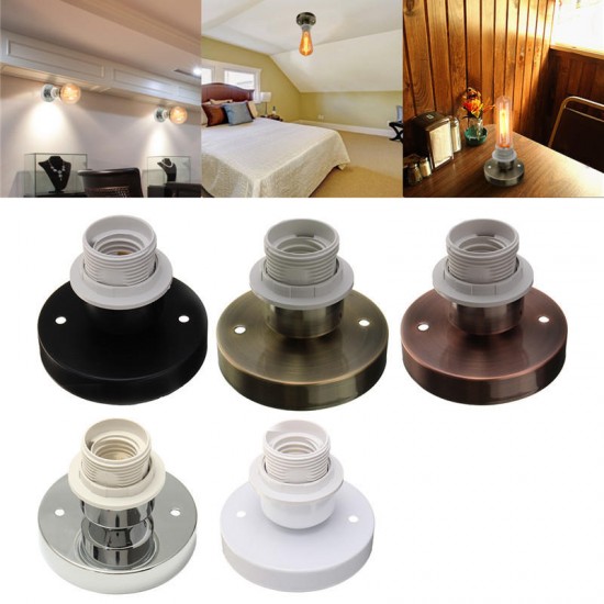AC110-240V E27 Edison Retro Lamp Holder Vintage Wall Light Bulb Adapter Socket AC110-240V E27 Edison Retro Lamp Holder Vintage Wall Light Bulb Adapter Socket